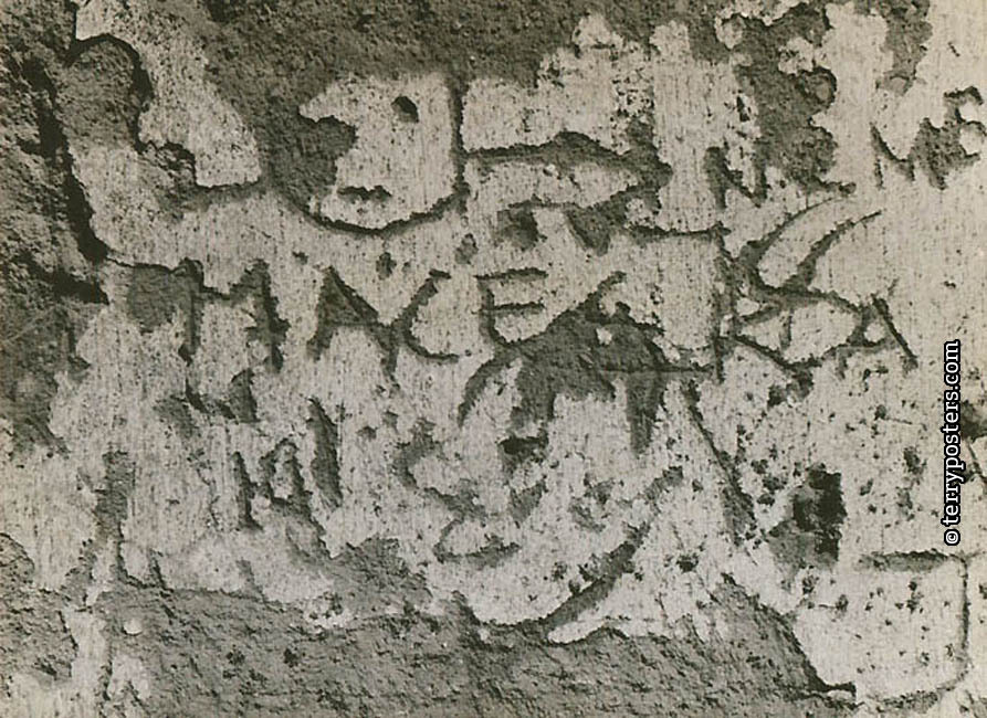 Upset Wall with Marks; 1962