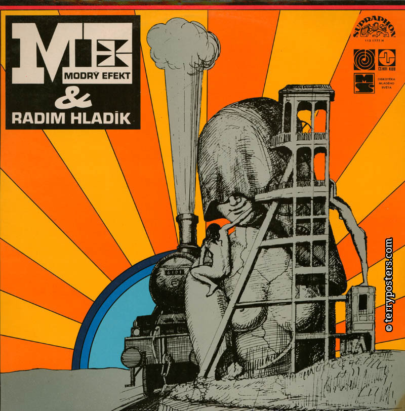 Modrý efekt: Supraphon; 1975 (LP Cover)