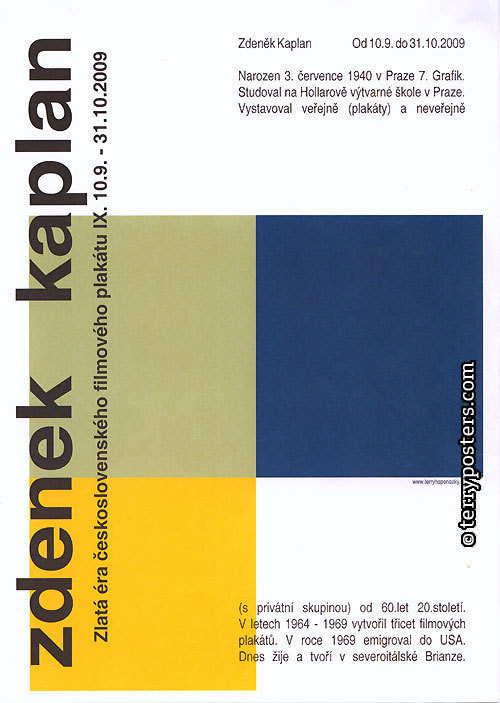 Zdeněk Kaplan: Variantní návrh na výstavní plakát; 2009
