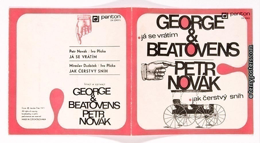 George and The Beethovens: Obal LP desky
