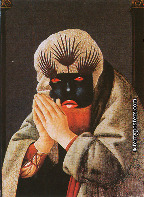 Saint Marie de la Peur: photomontage - 30 x 23 cm; 1981