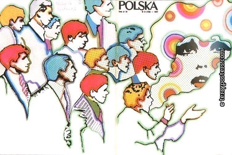 Polska 1967/8 "Kopozycja": magazine cover; 1967