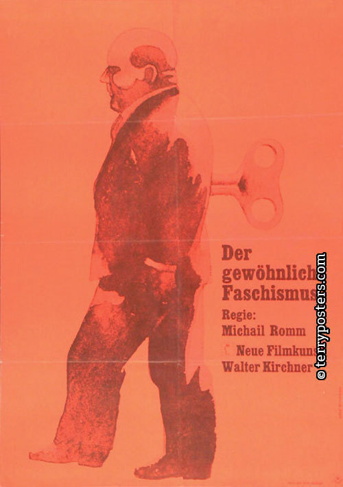 Der gewöhnliche Faschismus; filmový plakát; 1965