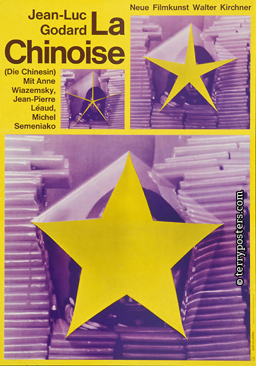 La Chinoise; filmový plakát; 1968
