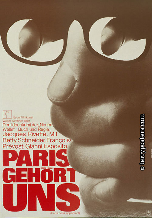 Paris gehört uns; filmový plakát; 1967