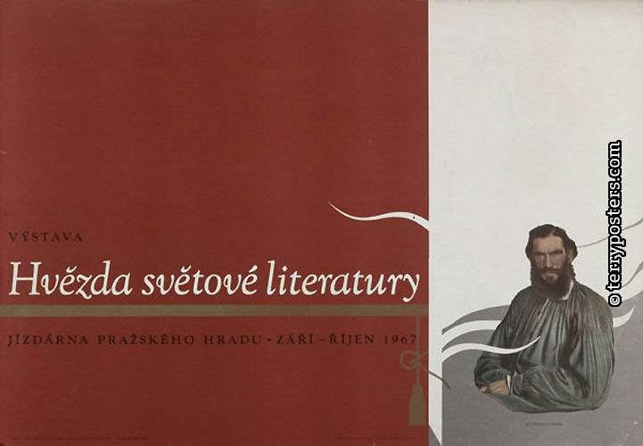 Star of world literature; exhibition poster; 1967