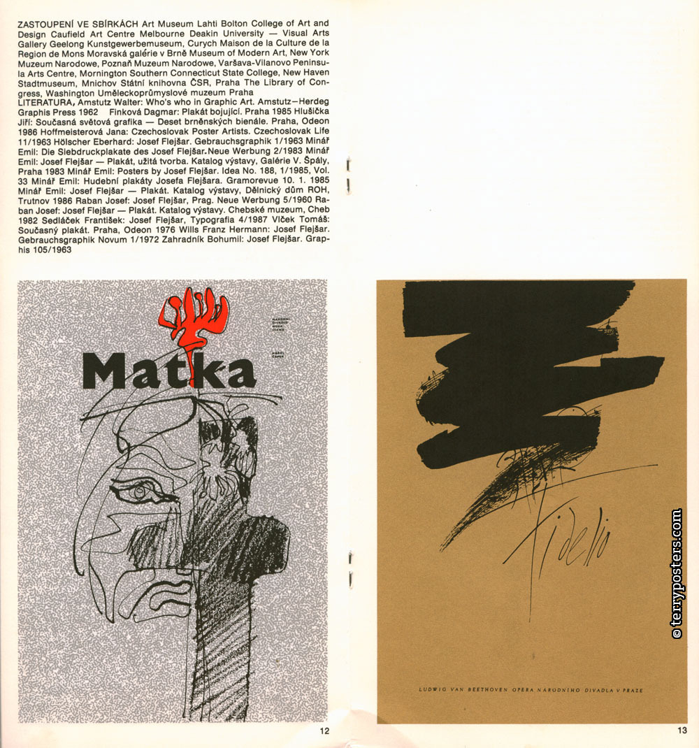 Katalog k výstavě (MG v Brně 1989)