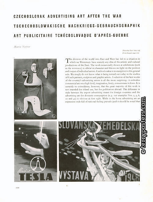 Graphis: Amstutz & Herdeg Graphis Press Zurich, ročník 9 číslo 47; 1953