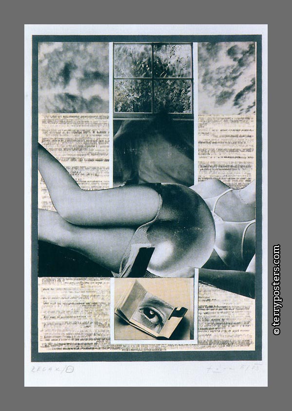 Relax: koláž, papír, 60 x 42 cm; 1983