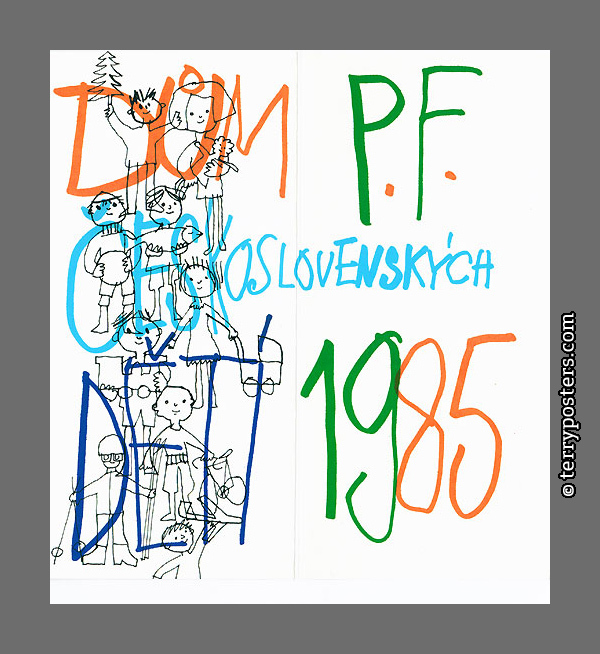 PF 1985 - House of Czechoslovak Children; 21 x 20 cm