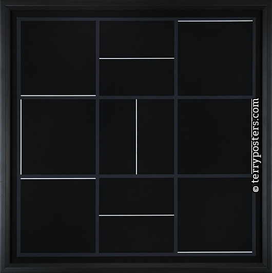 Motion of Lines in Squares: 65 x 65 cm; 1970-74
